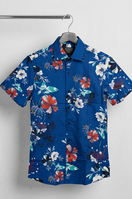 Island Breeze Floral Short-Sleeve Shirt