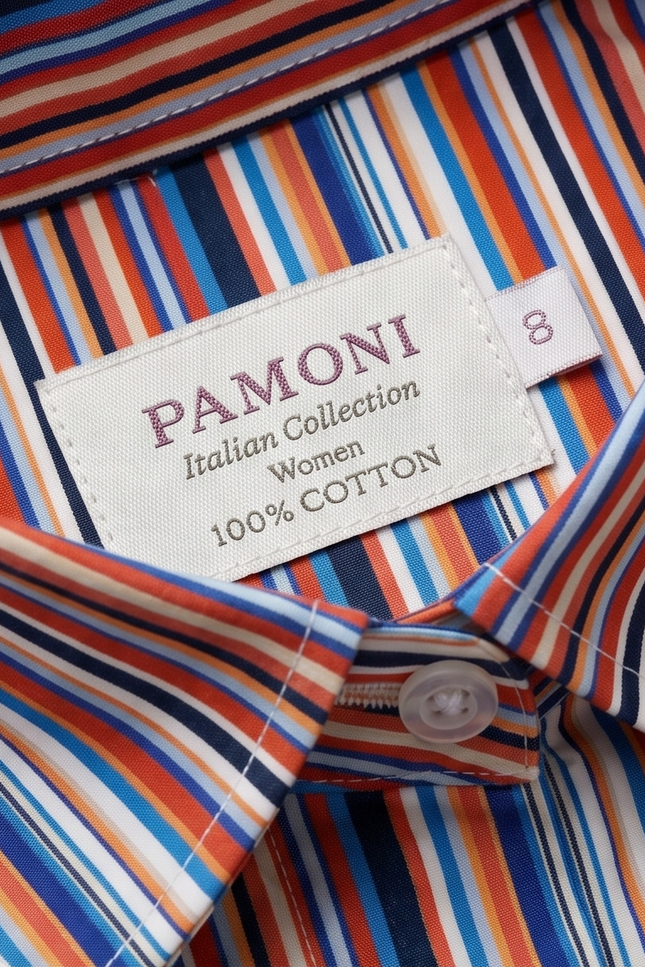 The Executive Stripe Fitted Cotton Shirt