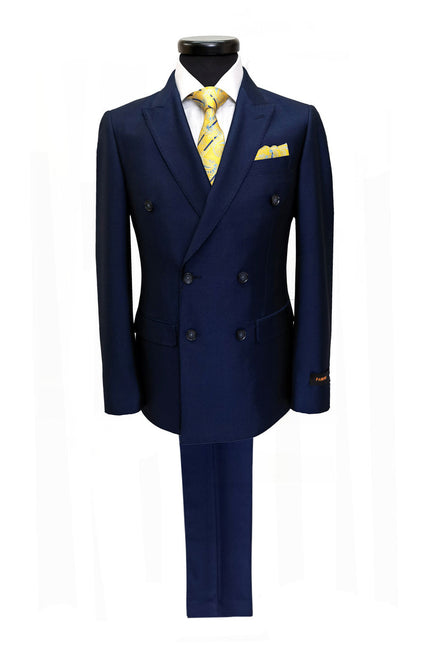 Navy Double Breasted Suit