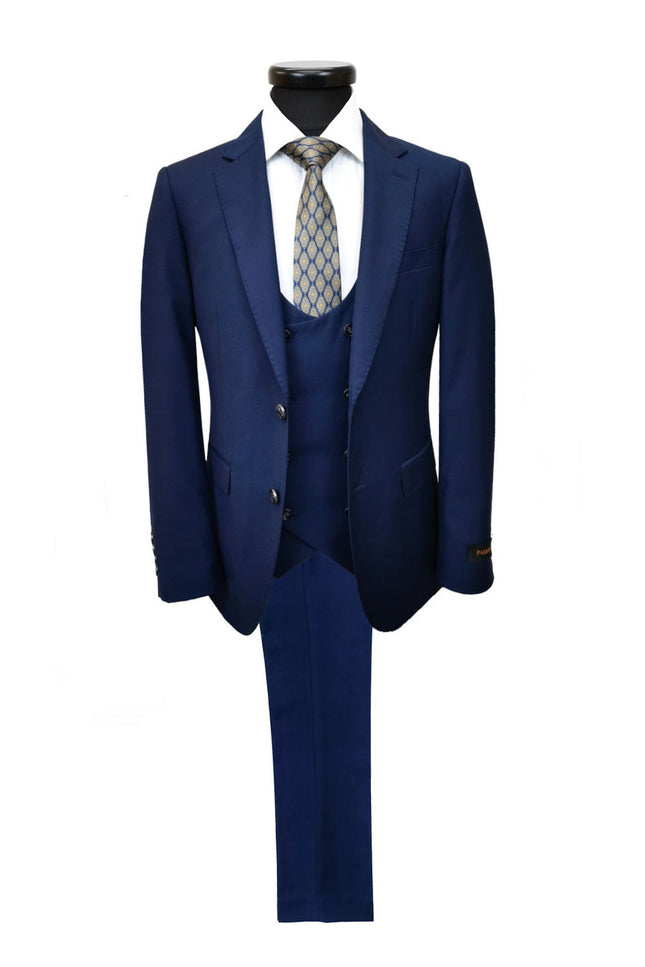 Navy Twill 3-Piece Suit