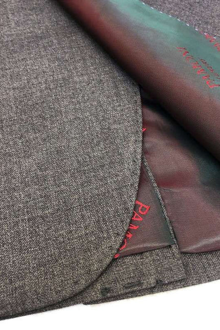 Grey 2-button Regular Fit Suit Men's Suit