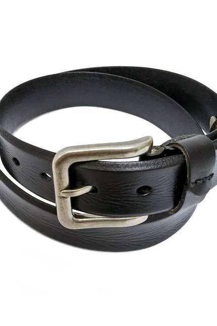 Black Genuine Leather Belt
