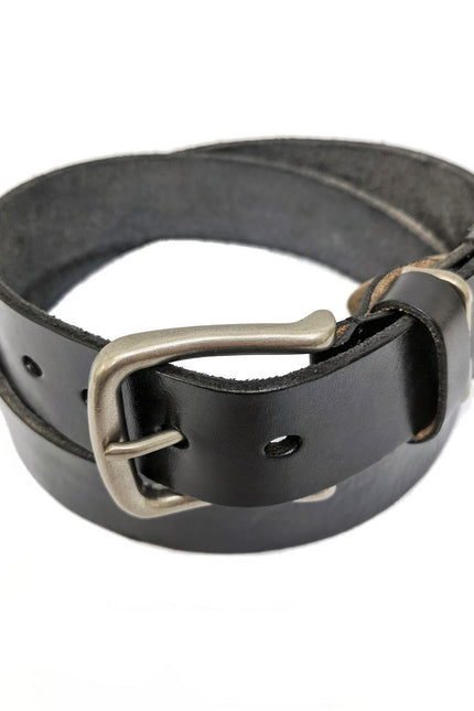 Real Leather Black Belt