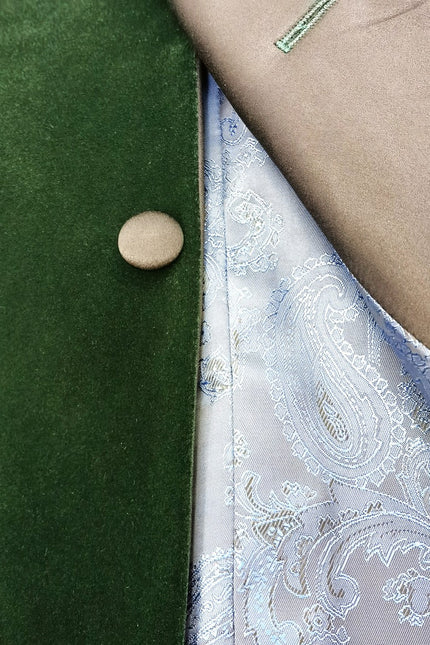 Green Velvet Dinner Jacket
