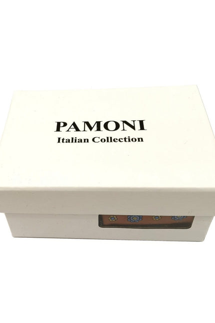 Coral & Blue Geometric Tie & Cufflinks Set