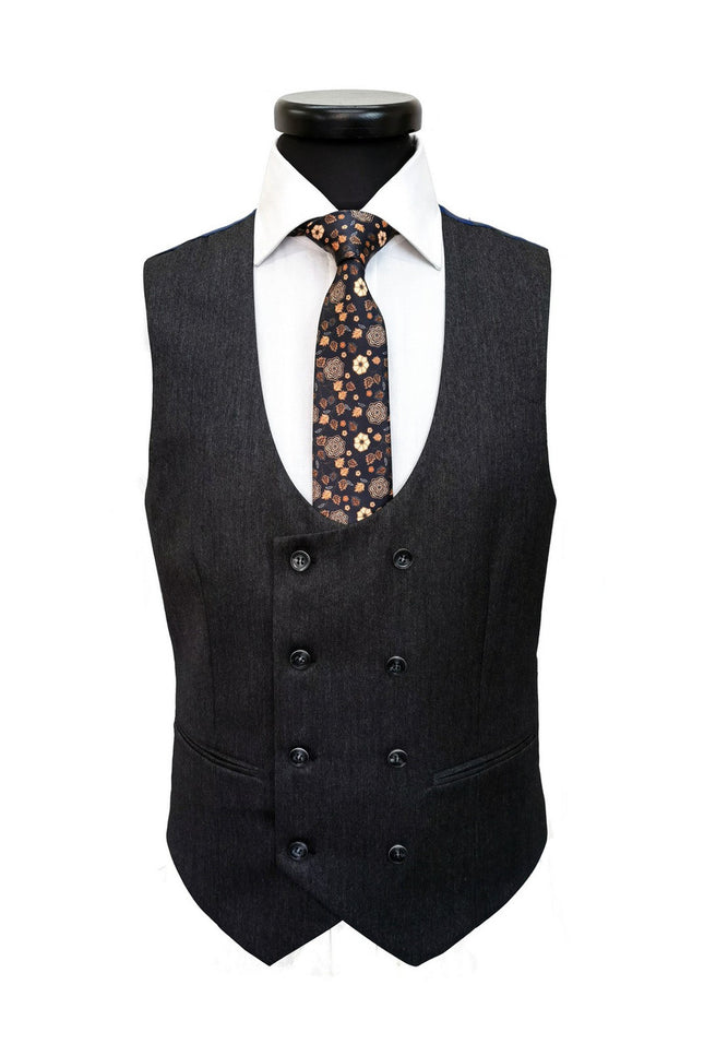 Charcoal 3-Piece Slim Fit Suit