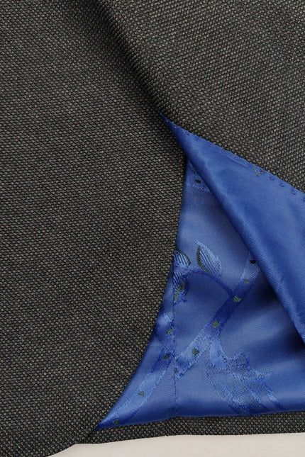 Dark Grey Birdseye 3-Piece Suit