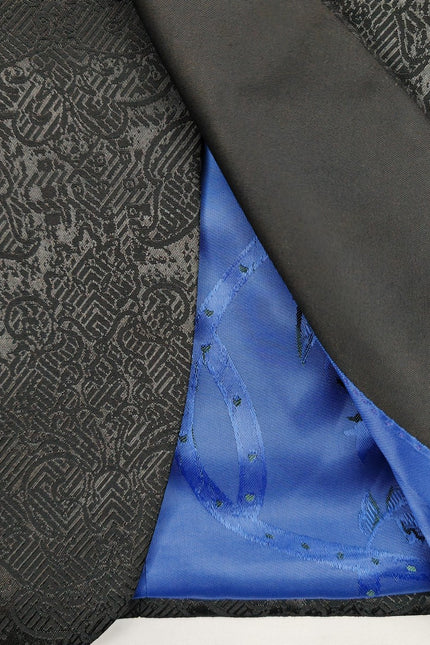 Black Floral Style 3-Piece Tuxedo