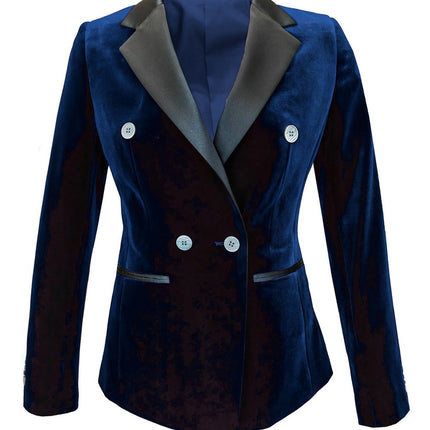 Navy Double Breasted Dinner Jacket