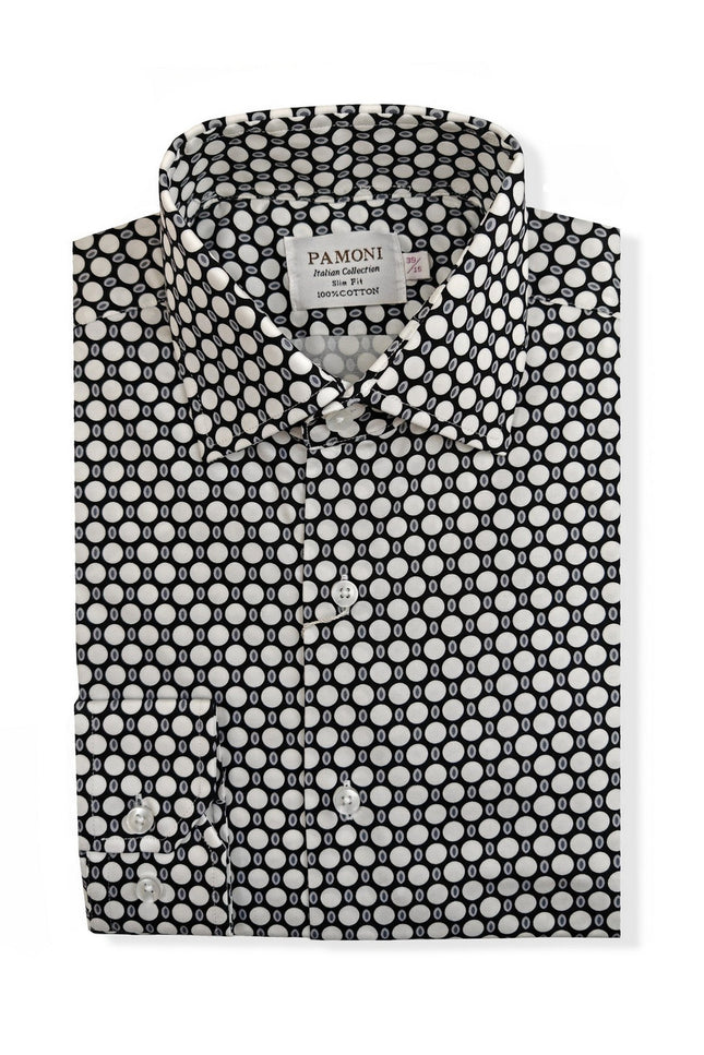 Black & White Polka Dots Shirt