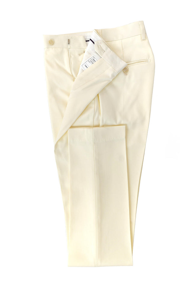Ivory Double Breasted Suit with Gold Button