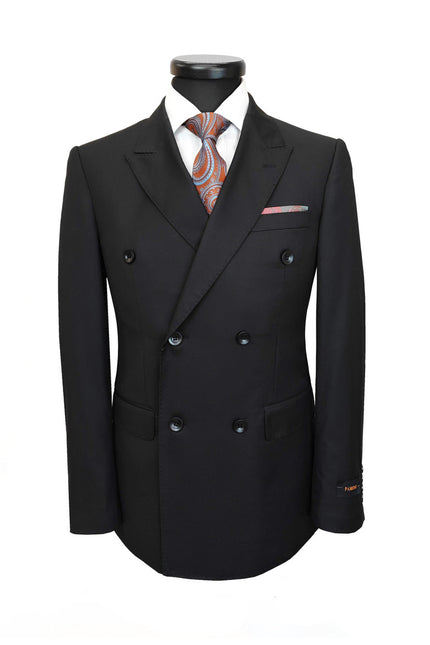 Black Double Breasted Suit