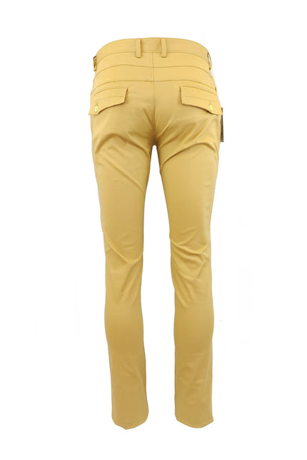 Beige Stretch Slim Fit Chino