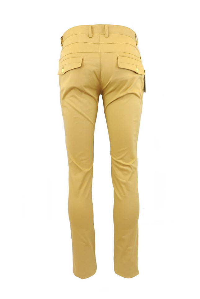 Beige Stretch Slim Fit Chino
