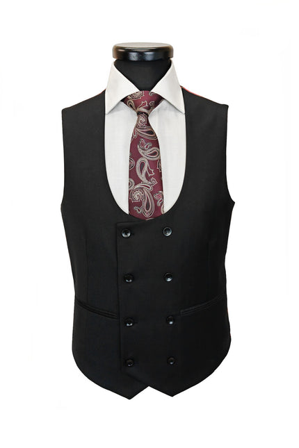 Men's 3-Piece Black Slim Fit Suit