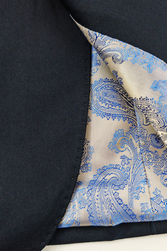 Men's 3-Piece Dark Navy Slim Fit Suit