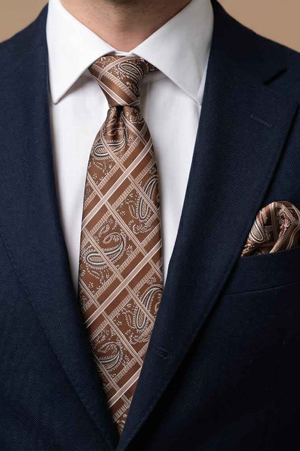 The "Heritage Paisley" Tie & Cufflink Set