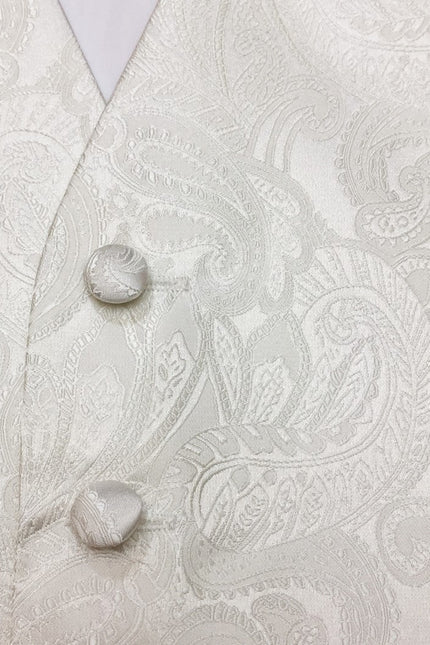 Close up of paisley design