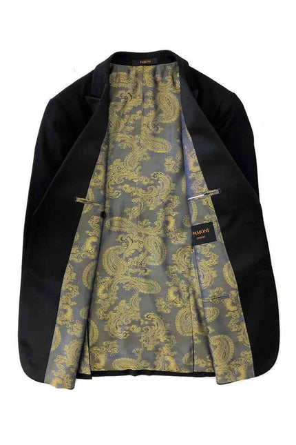 Black 2-button Dinner Suit