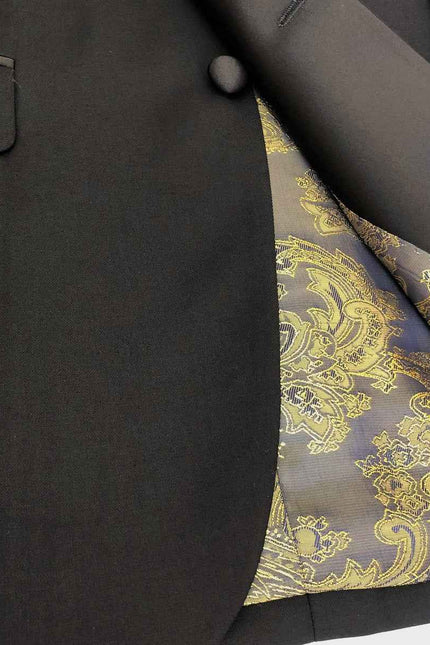 Black 2-button Dinner Suit