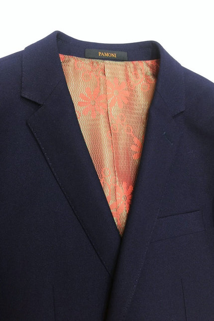 Violet Birdseye 2-button Slim Fit Suit