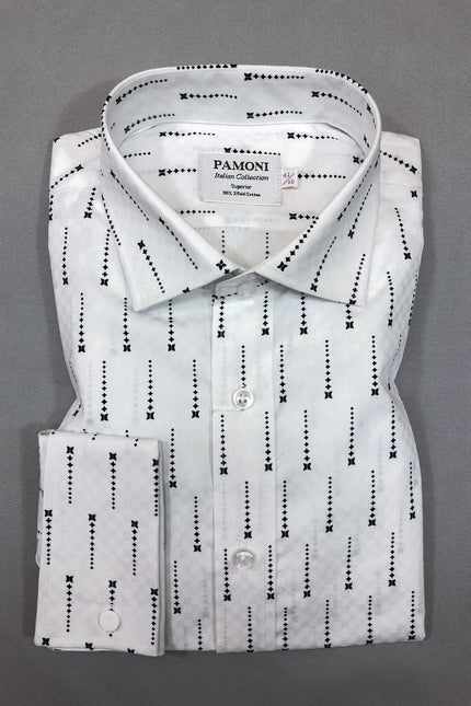 Falling Stars Pure Cotton Shirt - Pamoni