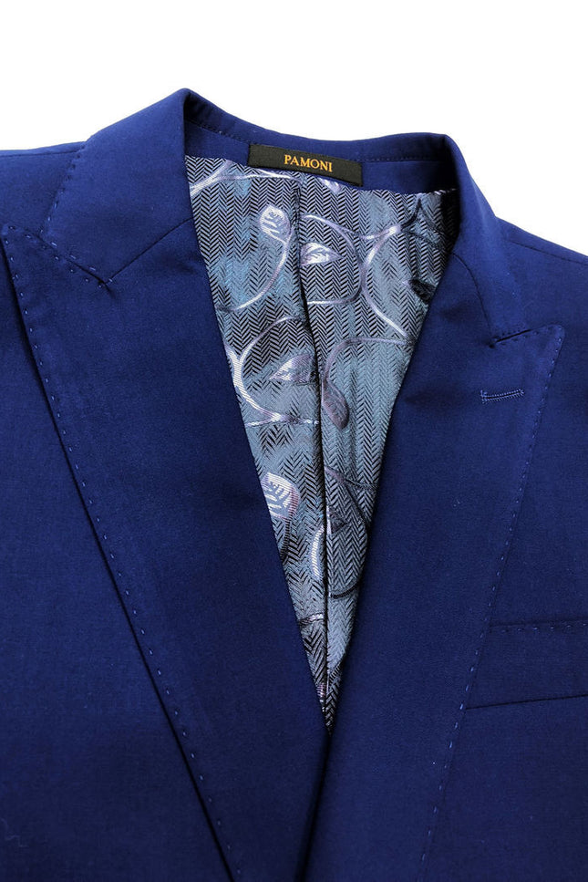 Cobalt Blue 1-button Slim Fit Suit
