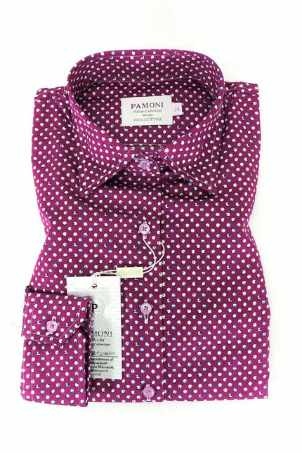 Marble Ball Print Pure Cotton Shirt - Pamoni