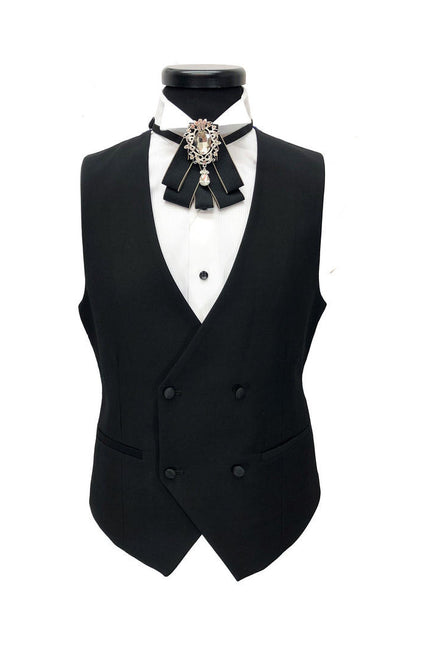 Model of black waistcoat - Pamoni